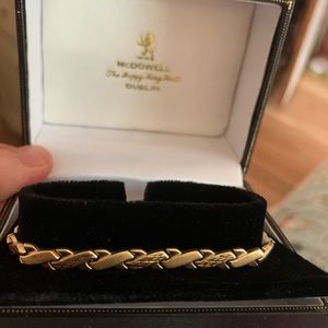 - Estate 14k Stampato bracelet Solid gold